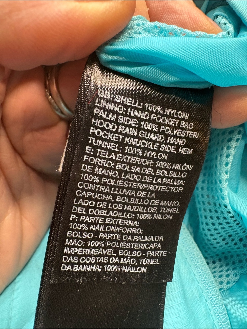 The North Face Venture HyVent 2.5L Rain Jacket Aqua Blue Women’s M - Picture 14 of 16